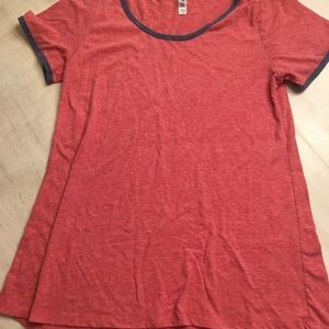Lularoe shirt red size medium